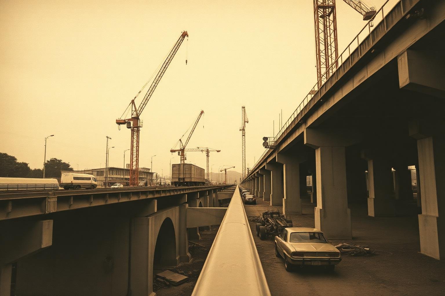 Engenheiro da Etesco em campo, à frente de operação de infraestrutura